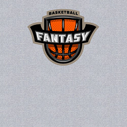 Свитшот хлопковый мужской Basketball fantasy, цвет: меланж — фото 2