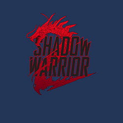 Свитшот хлопковый мужской Shadow Warrior, цвет: тёмно-синий — фото 2