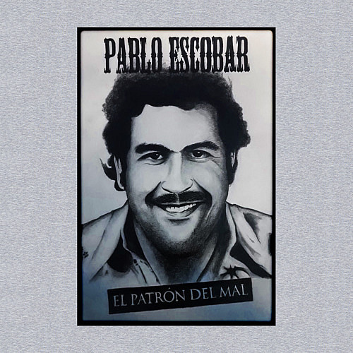 Мужской свитшот Escobar draw portrait / Меланж – фото 3