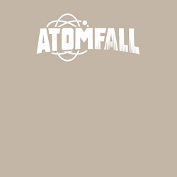 Свитшот хлопковый мужской Atomfall logo, цвет: миндальный — фото 2