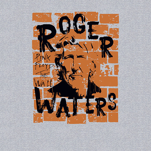 Мужской свитшот Rodger Waters Pink Floyd рок / Меланж – фото 3