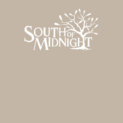 Свитшот хлопковый мужской South of midnight logo, цвет: миндальный — фото 2