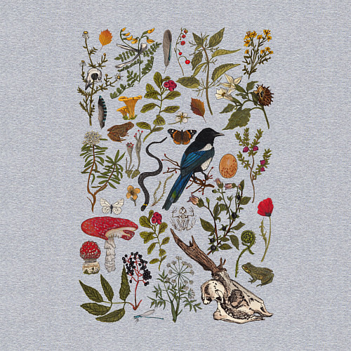 Мужской свитшот Сорокино сокровище / Меланж – фото 3