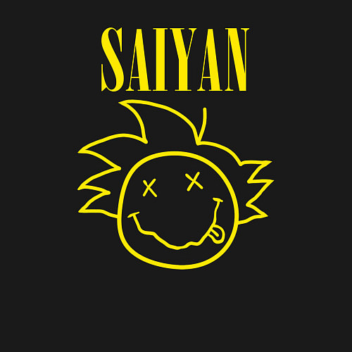 Мужской свитшот Saiyan Dragon Ball / Черный – фото 3