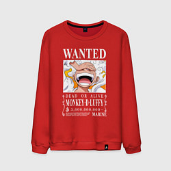 Мужской свитшот Monkey D Luffy - wanted