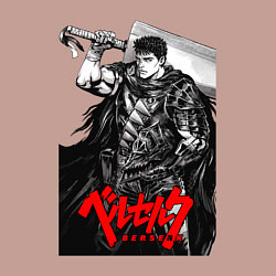 Свитшот хлопковый мужской Berserker - Гатс, цвет: пыльно-розовый — фото 2