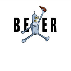 Свитшот хлопковый мужской Jordan Bender, цвет: белый — фото 2