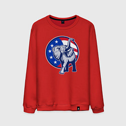 Мужской свитшот USA elephant