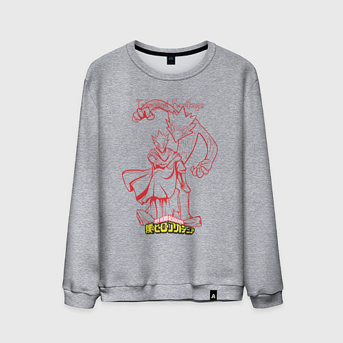 Мужской свитшот Моя геройская академия Такаями / Меланж – фото 1