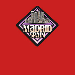 Свитшот хлопковый мужской Madrid Spain, цвет: красный — фото 2