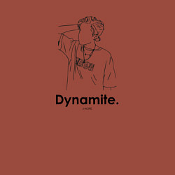 Свитшот хлопковый мужской BTS Dynamite J-Hope, цвет: кирпичный — фото 2
