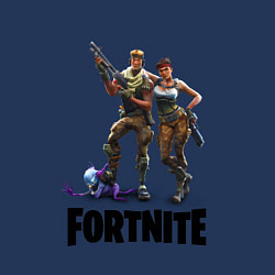 Свитшот хлопковый мужской Fortnite PVE, цвет: тёмно-синий — фото 2