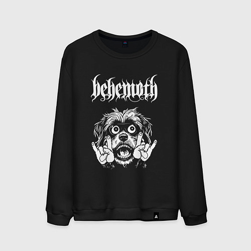 Мужской свитшот Behemoth rock dog / Черный – фото 1