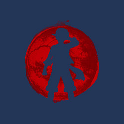 Свитшот хлопковый мужской Манки Д Луффи аниме, цвет: тёмно-синий — фото 2