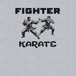 Свитшот хлопковый мужской Fighters karate, цвет: меланж — фото 2
