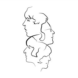 Свитшот хлопковый мужской Come together, цвет: белый — фото 2