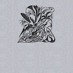 Свитшот хлопковый мужской Гармоничные линии природы, цвет: меланж — фото 2