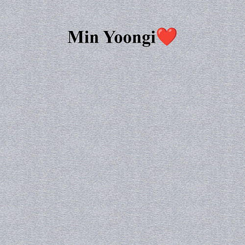 Мужской свитшот BTS Min Yoongi / Меланж – фото 3