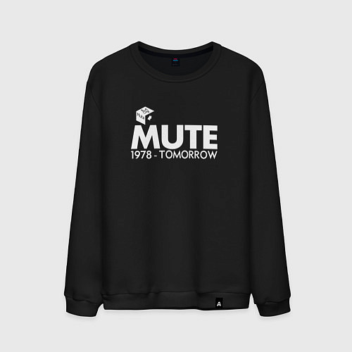 Мужской свитшот Depeche Mode - Mute Records / Черный – фото 1