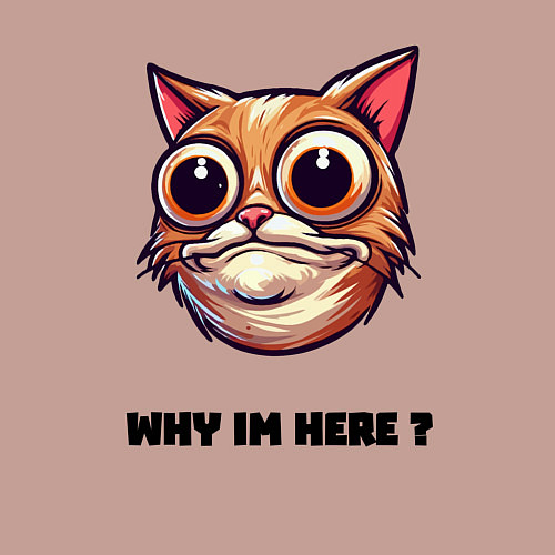 Мужской свитшот Зачем я здесь / Пыльно-розовый – фото 3