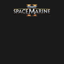 Свитшот хлопковый мужской Warhammer 40000 space marine 2, цвет: черный — фото 2