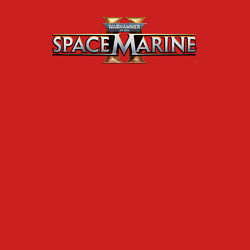 Свитшот хлопковый мужской Warhammer 40000 space marine 2, цвет: красный — фото 2