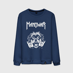 Мужской свитшот Manowar rock dog