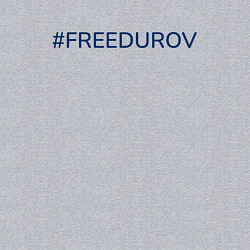 Свитшот хлопковый мужской Надпись FreeDurov, цвет: меланж — фото 2
