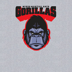 Свитшот хлопковый мужской Gorillas MMA, цвет: меланж — фото 2