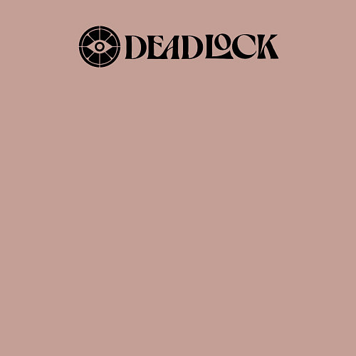 Мужской свитшот Deadlock white logo / Пыльно-розовый – фото 3