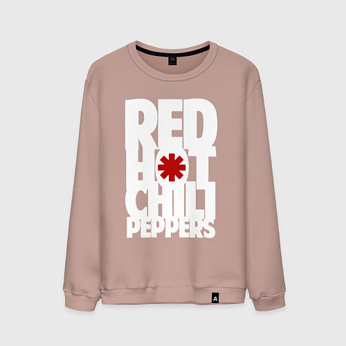 Мужской свитшот RHCP - title and logo / Пыльно-розовый – фото 1