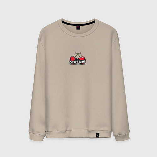 Мужской свитшот Cherry bomb / Миндальный – фото 1