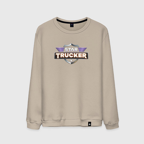 Мужской свитшот Star Trucker / Миндальный – фото 1