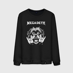 Мужской свитшот Megadeth rock dog