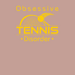 Свитшот хлопковый мужской Теннисное расстройство, цвет: пыльно-розовый — фото 2