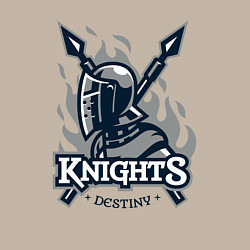 Свитшот хлопковый мужской Судьба рыцаря, цвет: миндальный — фото 2