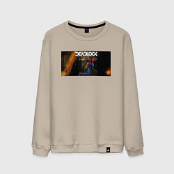 Свитшот хлопковый мужской Deadlock Infernus, цвет: миндальный