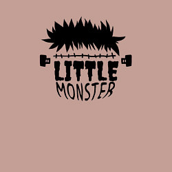 Свитшот хлопковый мужской Little monster - boy - пара, цвет: пыльно-розовый — фото 2