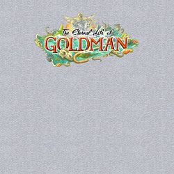 Свитшот хлопковый мужской The eternal life of goldman logo, цвет: меланж — фото 2