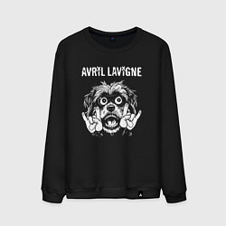 Мужской свитшот Avril Lavigne rock dog