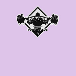 Свитшот хлопковый мужской Power club bodybuilding, цвет: лаванда — фото 2