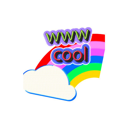 Мужской свитшот Rainbow Vibes / Белый – фото 3