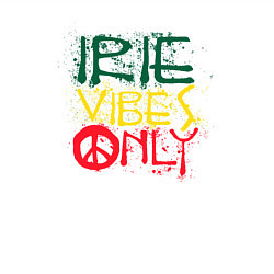 Свитшот хлопковый мужской Irie vibes only, цвет: белый — фото 2