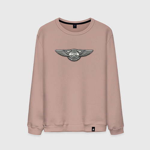 Мужской свитшот Bentley Motors / Пыльно-розовый – фото 1