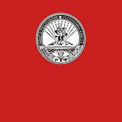 Свитшот хлопковый мужской Регион Адыгея, цвет: красный — фото 2