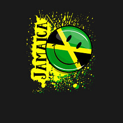 Свитшот хлопковый мужской Jamaica smile, цвет: черный — фото 2