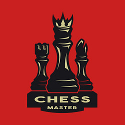 Свитшот хлопковый мужской Chess master, цвет: красный — фото 2