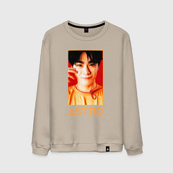 Свитшот хлопковый мужской Astro Мун Бин, цвет: миндальный