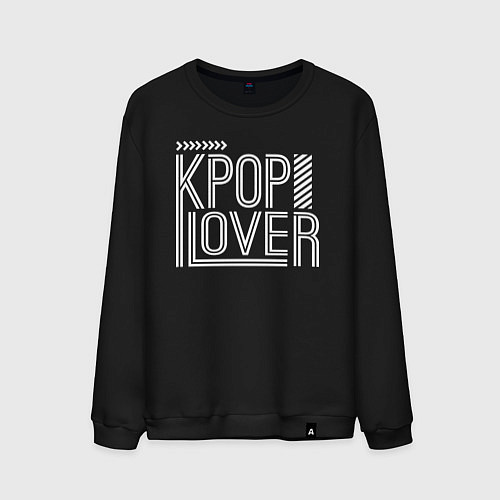 Мужской свитшот K-pop lover / Черный – фото 1