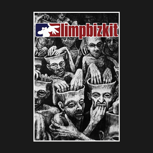 Мужской свитшот Limp Bizkit - new old songs / Черный – фото 3